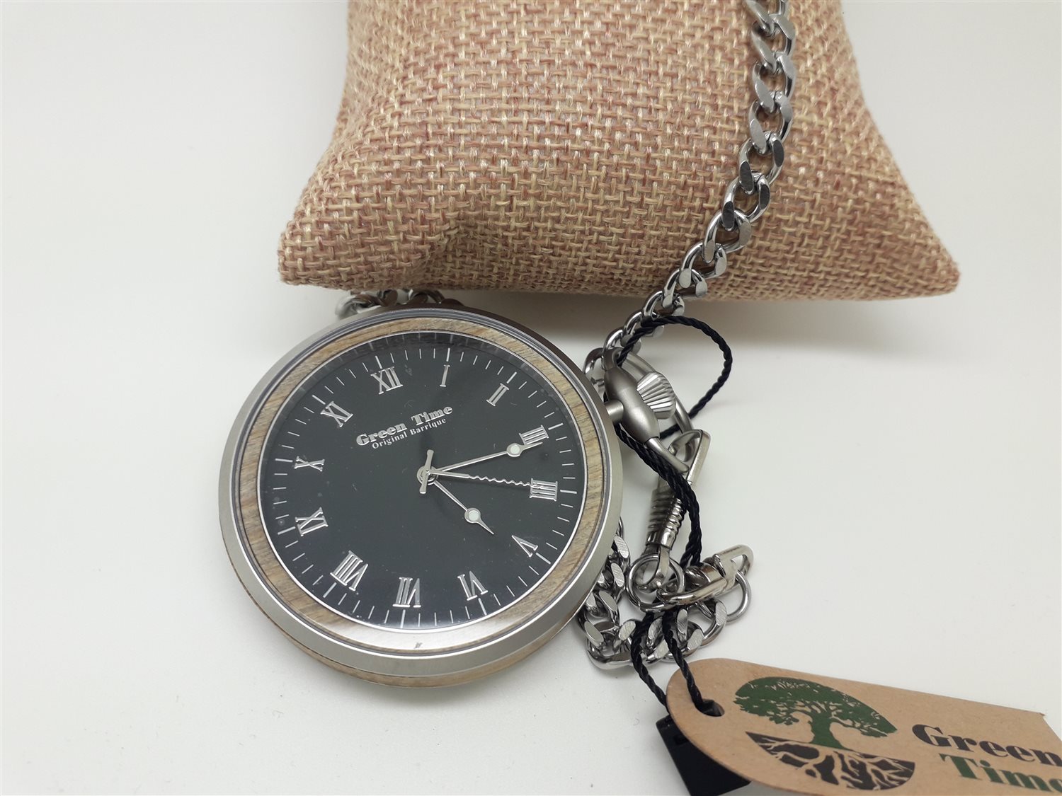 Taschenuhr Herr Time - - Oiritaly Uhren - - Quarz - Green ZW152A