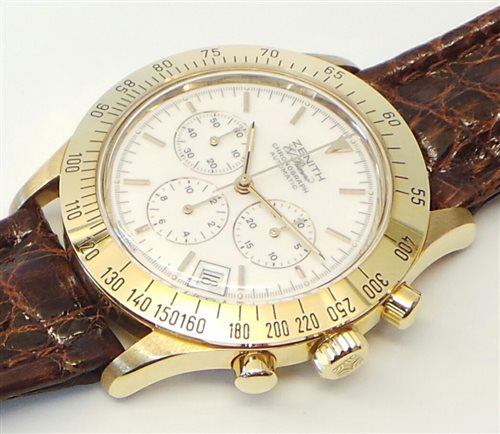 El Primero Zenith Oro Anni 70 Oiritaly Watch Mechanical Man Zenith