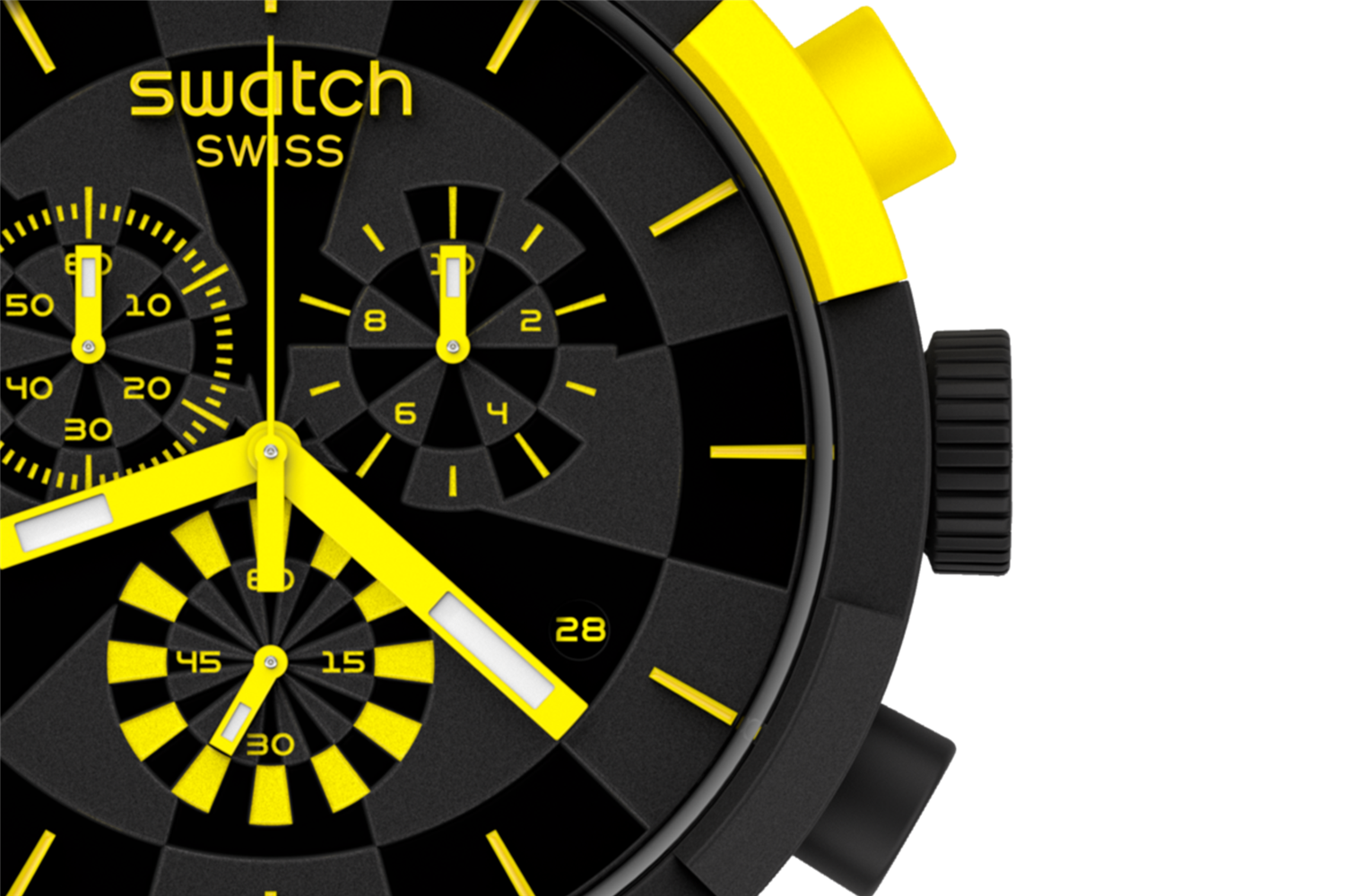 Swatch Hombres No Aplica Relojes Mod. SB03M103 Cuarzo, Multicolorido, Strip
