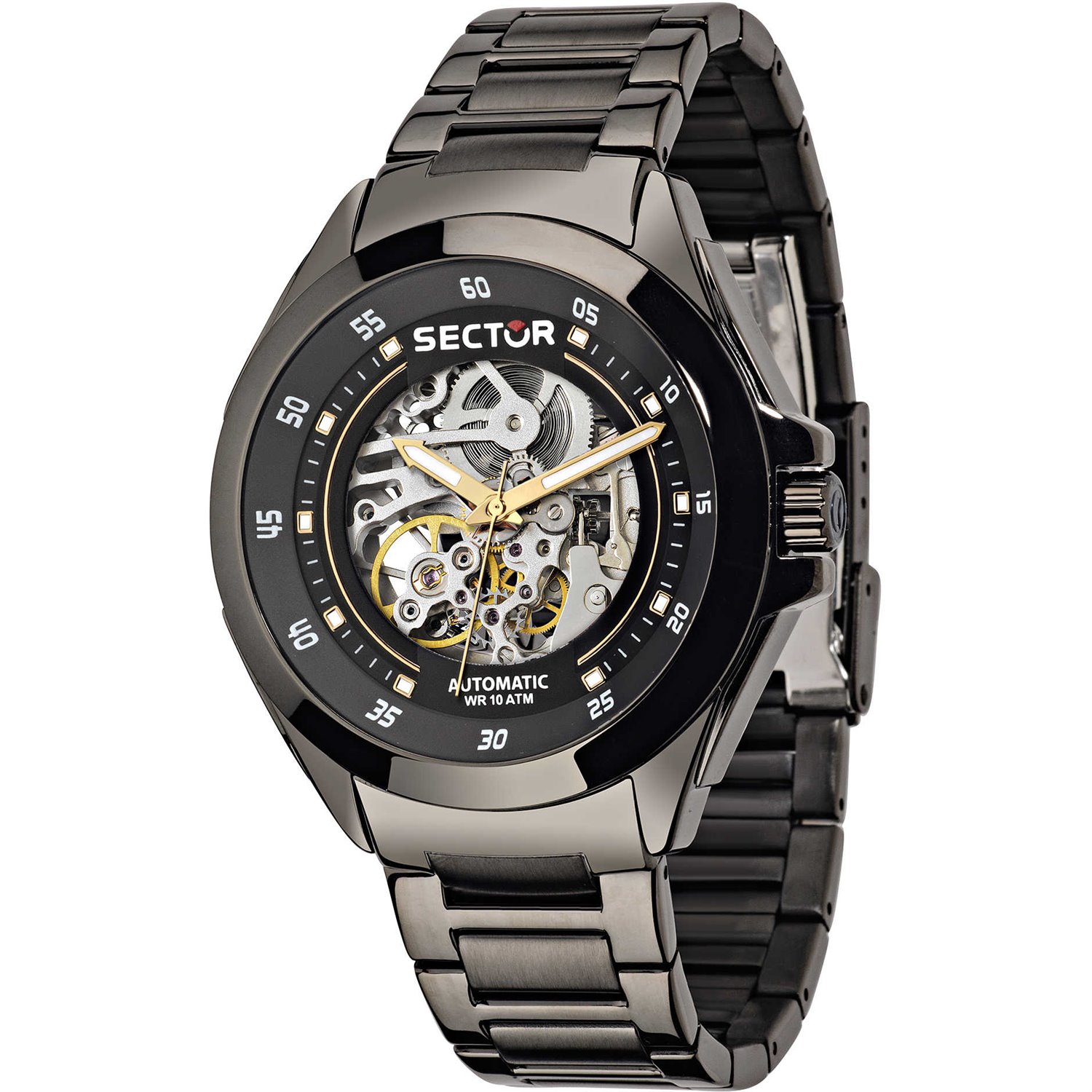 Lobinni Top Brand Ultra Sottile Automatico Meccanico In Acciaio Inox Calendario Moda Business Casual Orologio, Argento-bianco, Meccanico