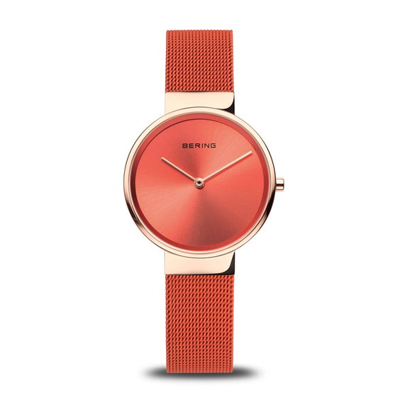 Orologio Da Donna Bering Classic - Quadrante Bianco, Cinturino Acciaio, Vetro Zaffiro, 26mm - Foto 2