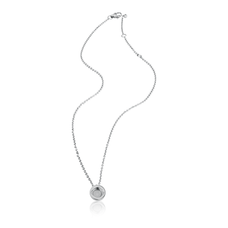 Breil Stones TJ2063 Collana Donna In Acciaio – Colore Argento, Regolabile 40-45 Cm, Chiusura A Moschettone