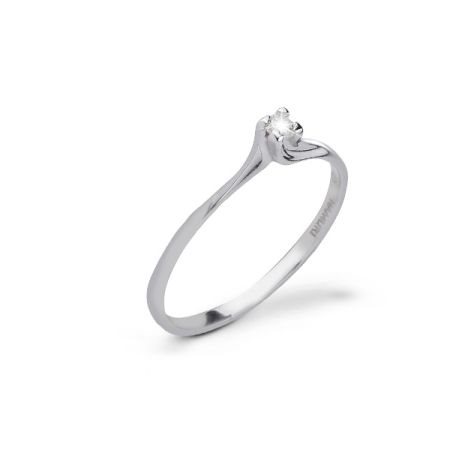 Oiritaly Anello Donna Namuri SB1010-20 Oro bianco