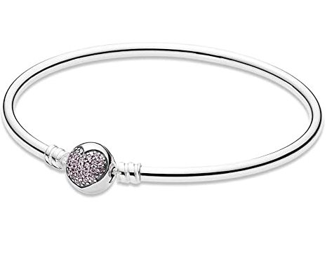 Bracciale Rigido Donna Con Charms In Acciaio Inox | Set Di Ciondoli Ananas E Palloncini In Elegante Astuccio Regalo - 2