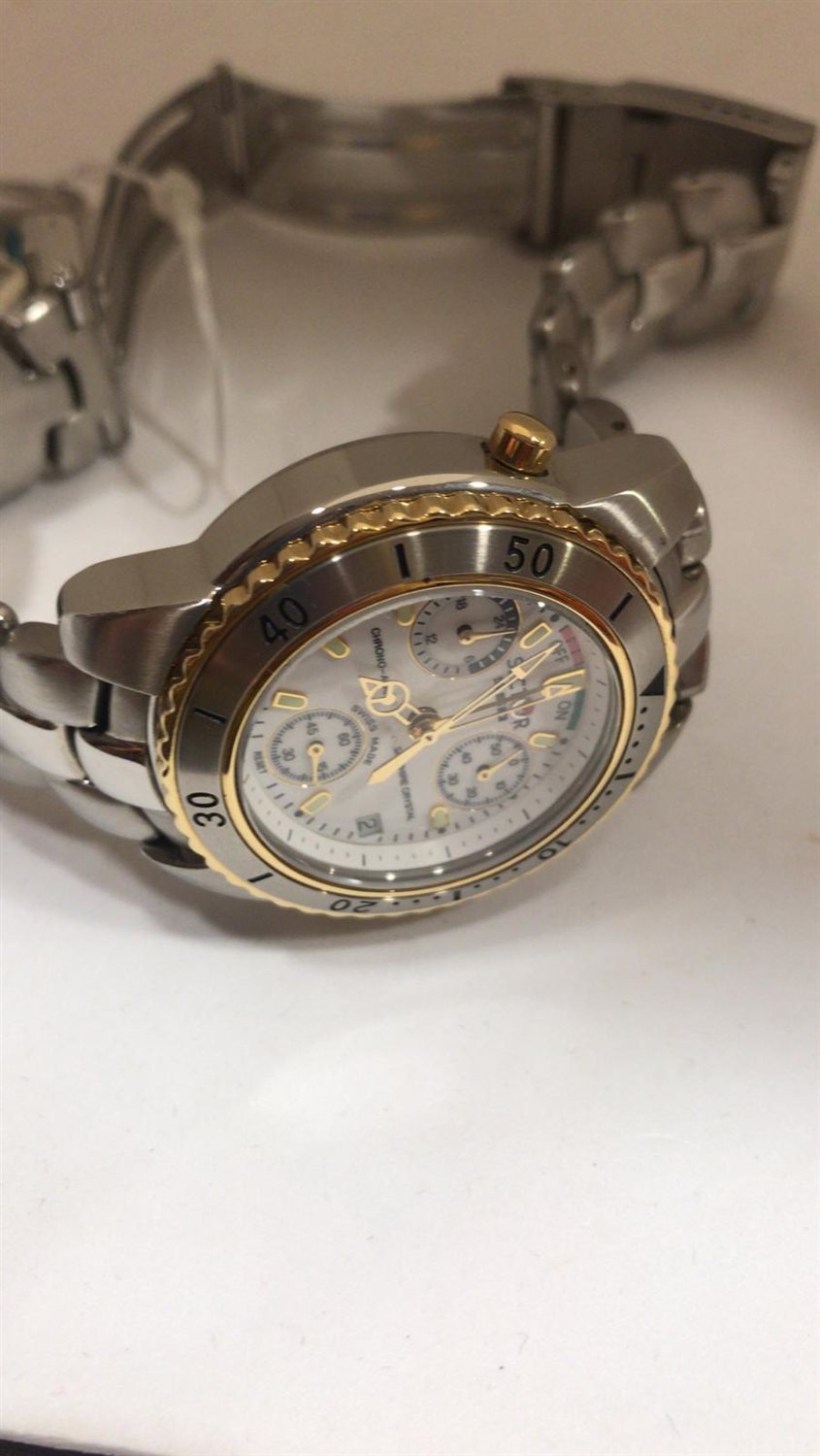Orologio Uomo Sector Compass R3251907145: Cronografo Al Quarzo Con Quadrante Champagne - 2