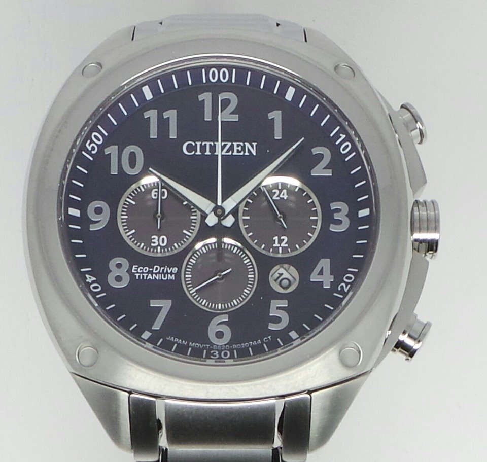 Citizen Orologio Uomo CA4310-54A - Cronografo Solare In Supertitanio, Impermeabile 10 ATM