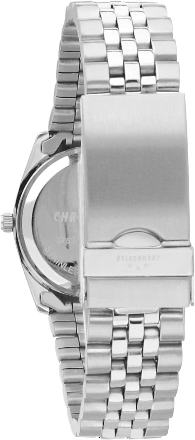 Orologio Da Donna CHRONOS Al Quarzo, Giapponese, Cinturino In Acciaio Inox, Quadrante Colorato, Impermeabile 30m - 4