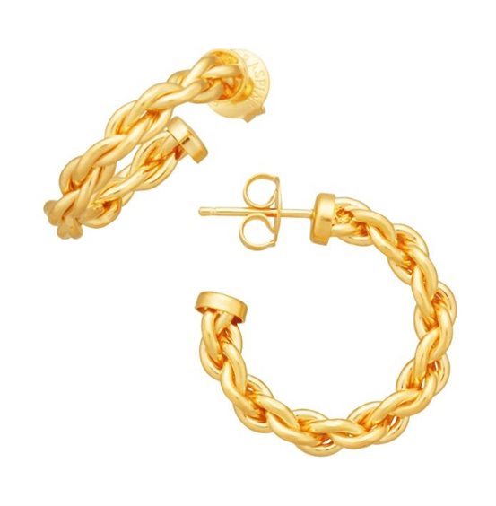 Orecchini Donna Pendenti A Cerchio Catena SOFIA MILANI | Argento 925 Rodiato, Ipoallergenici - 2