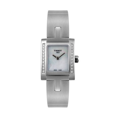 Tissot Women\'s T62119580 T-Trend Diamond Watch T-TREND CERA WHITE CERAMIC DIAMOND LADIES WATCH - House Of  main image 3