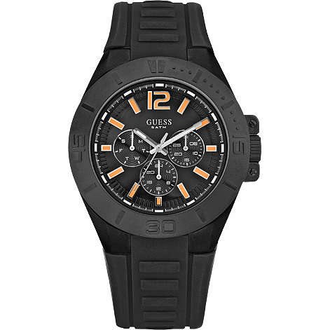 Guess W14055G1 Orologio Da Uomo In Acciaio, Vetro Antigraffio, Impermeabile, Garanzia 2 Anni
