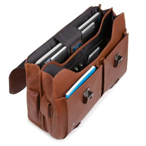 Oiritaly Borsa Uomo Piquadro CA1068B3/TM Black Square Pelle