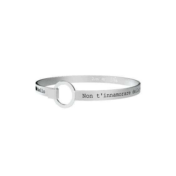 Bracciale in acciaio 316L cristalli | Gioielleria Fondente