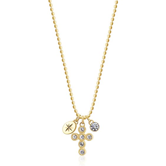 Brosway Collana Chant BAH02 – Acciaio E Cristalli Swarovski Con Simboli Luna, Occhio, Stella – Gioiello Donna