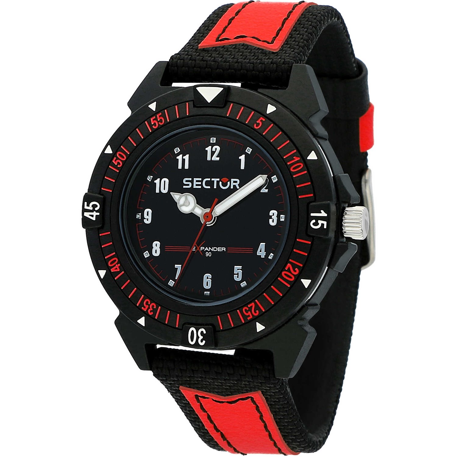 Sector No Limits 770 Orologio Uomo Quarzo Multifunzione – Cassa 44mm, Acciaio PVD Oro, R3253516009
