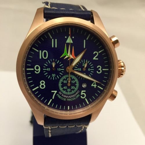 Oiritaly Orologio Al quarzo Uomo Frecce Tricolori Crono