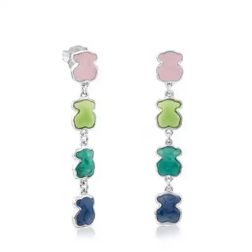 TOUS Orecchini Icon Mesch 1004503600 Argento