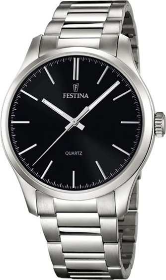 Festina Orologio Uomo Analogico in Acciaio Inossidabile Ceramica Nero - Movimento al Quarzo - Cronografo - Calendario - Vetro Zaffiro ad Alta Resistenza - Impermeabile 10 ATM F20578/1 Ceramic