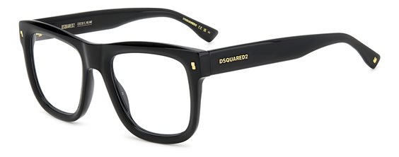Oiritaly Montatura vista Uomo Dsquared D2 0114BLACK50