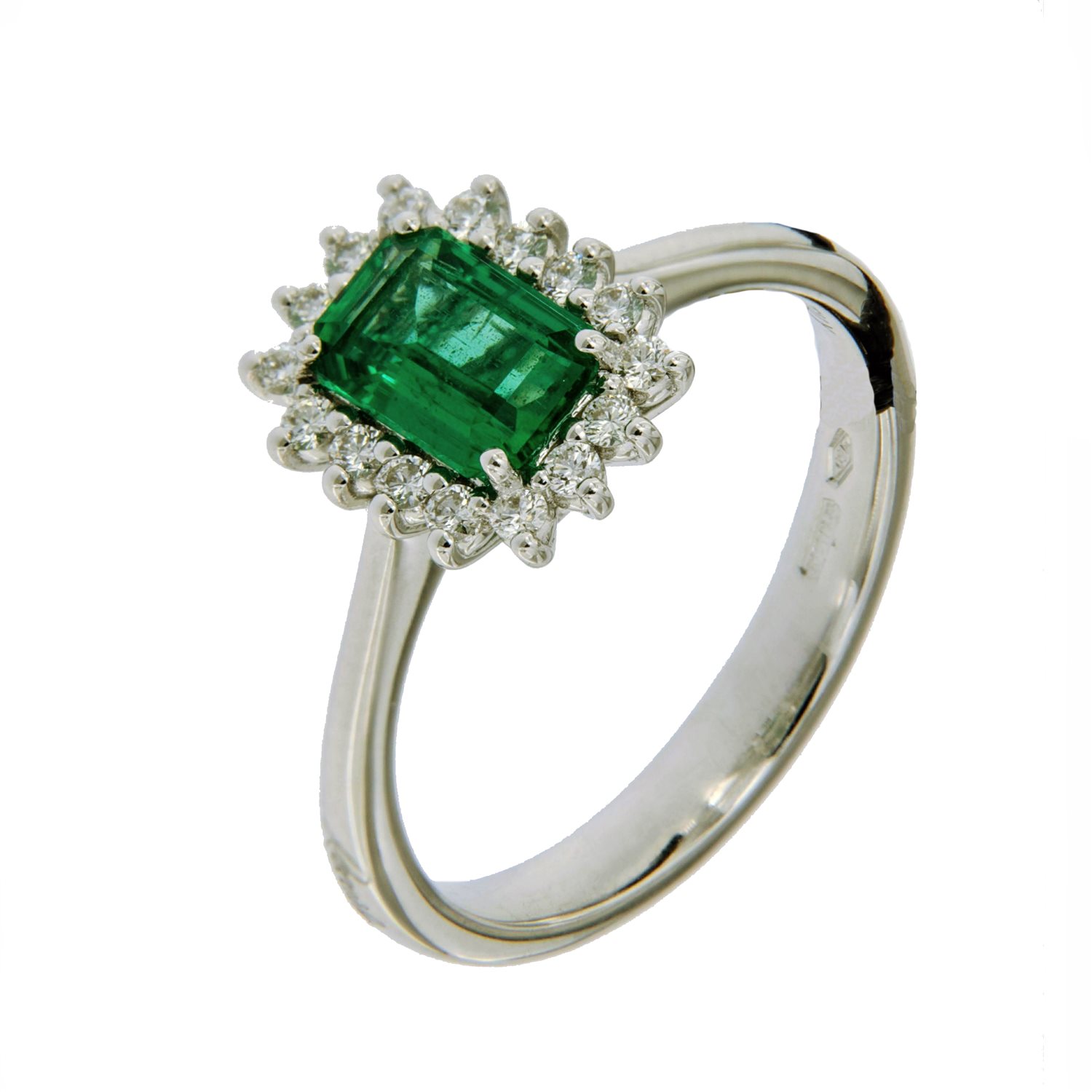 Anello Smeraldo Re Carlo Smeraldi Recarlo Gemma, ANELLO IN ORO - Main Image