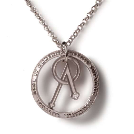 Collier Unisexe TUUM Argent 925 Et Onyx Noir - Occasion, Style Élégant