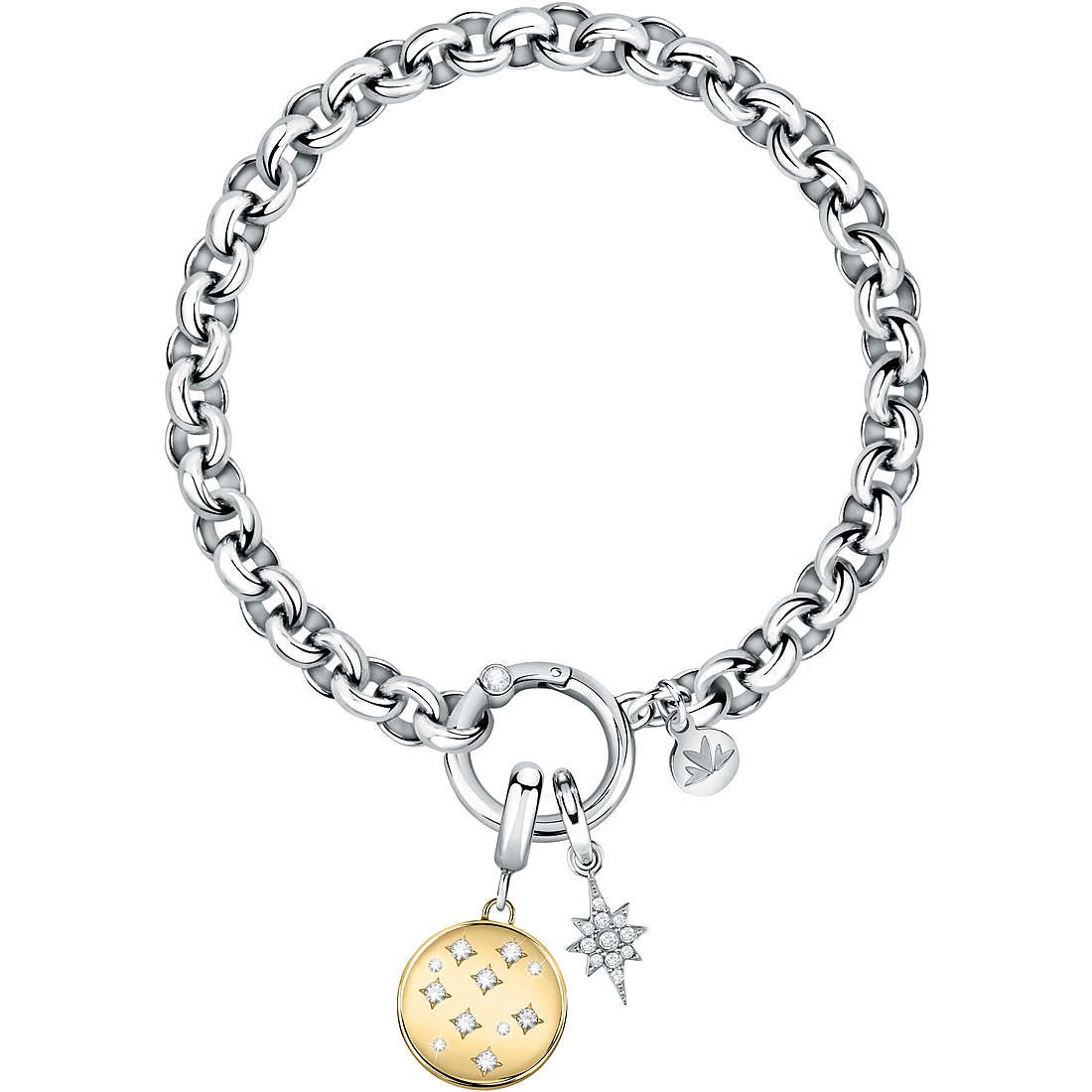 Morellato Bracciale Donna SCZ1192 – Design Semplice Ed Elegante, Acciaio, Ideale Per Ogni Occasione