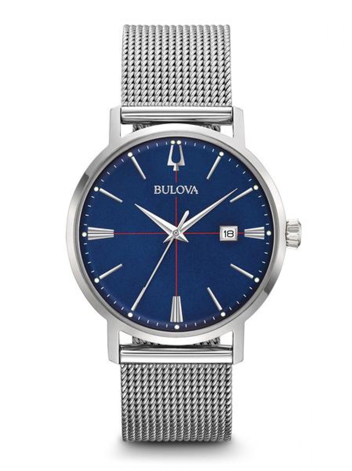 Orologio Bulova Uomo 96C125 – Quarzo, Cinturino Acciaio, Quadrante Blu, Vetro Bombato, Data E Giorno, 3 Bar - 6
