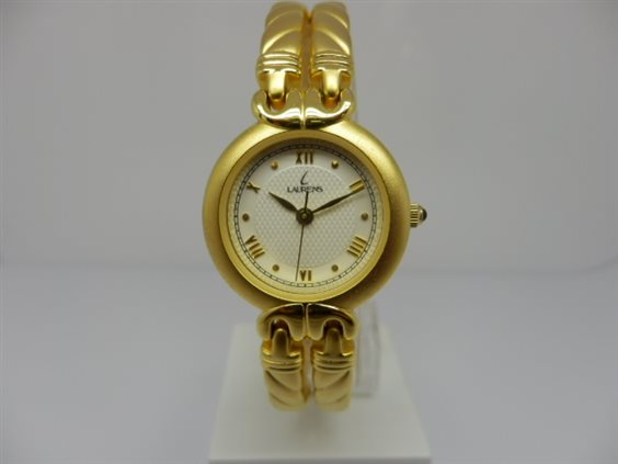 Oiritaly Orologio Al quarzo Donna Laurens Placcato Oro