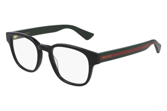Montatura Occhiali Occhiali Gucci Rettangolari Uomo Ottica Lettera