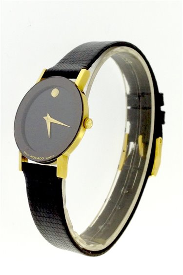 OROLOGIO MOVADO HERITAGE 3650064 con quadrante in pergamena 40 mm e cinturino in pelle stucco