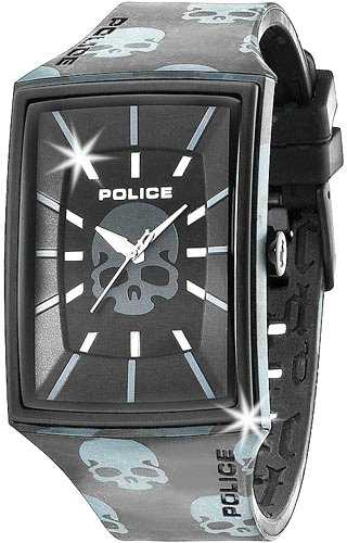 Reloj POLICE Hombre (Silicona - Plateado)